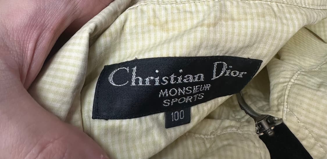 크리스찬 디올 스포츠 90s 옐로우 스트라이프자켓 100 상품이미지3