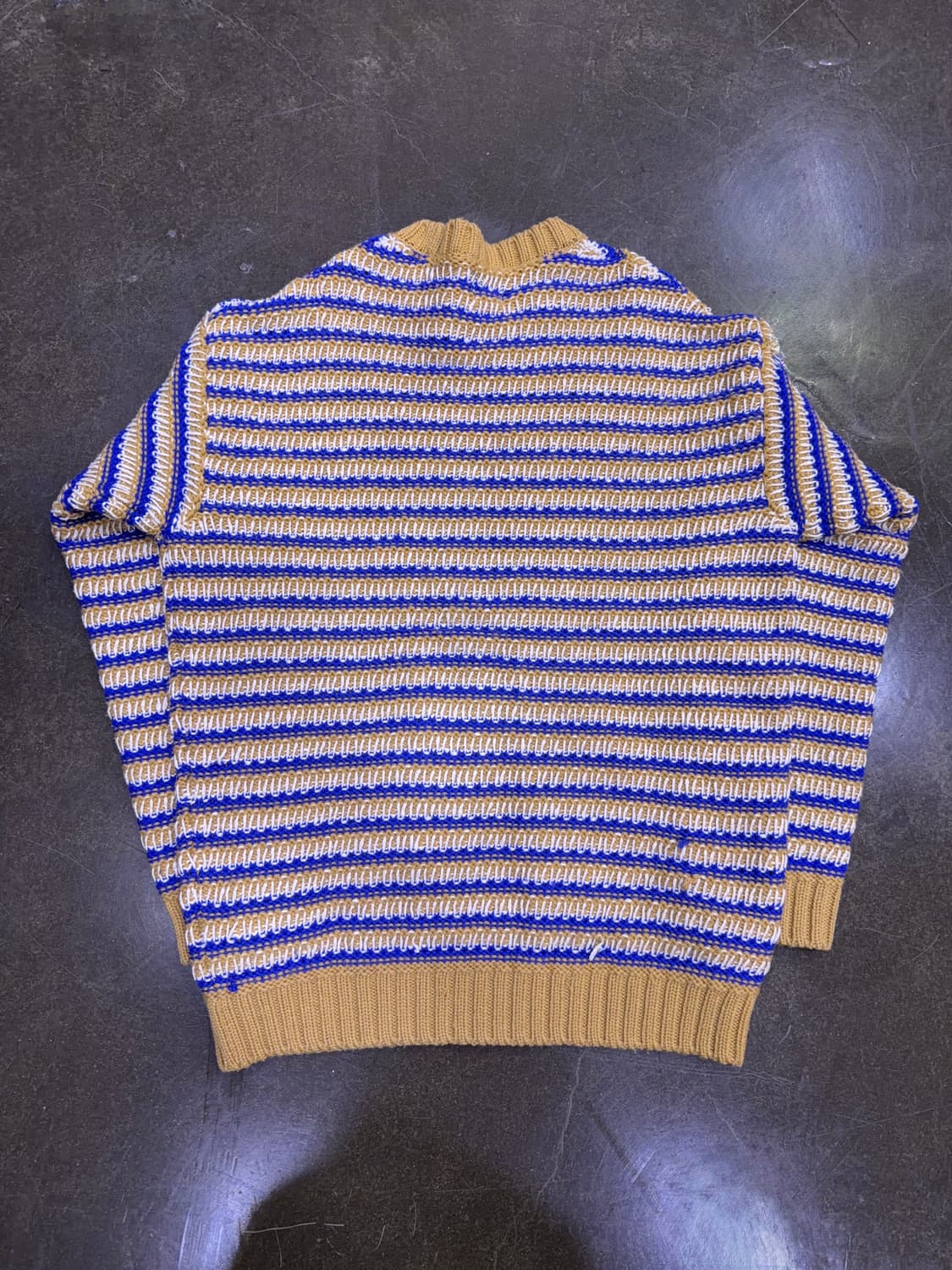 자라 컬러 배색 케이블 니트 스웨터 L 상품이미지2