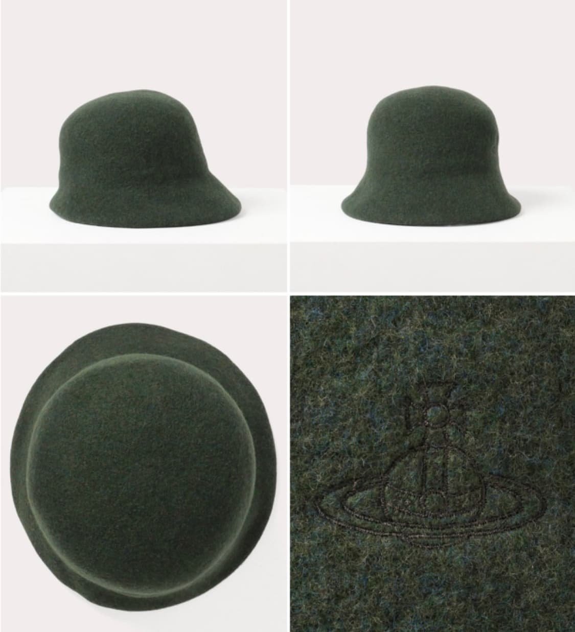 [새제품] 비비안웨스트우드 버킷햇(카키) 상품이미지7