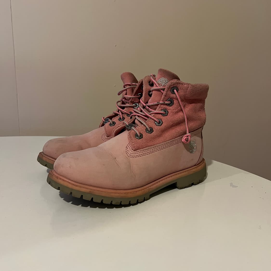 팀버랜드 롤탑 핑크 상품이미지1