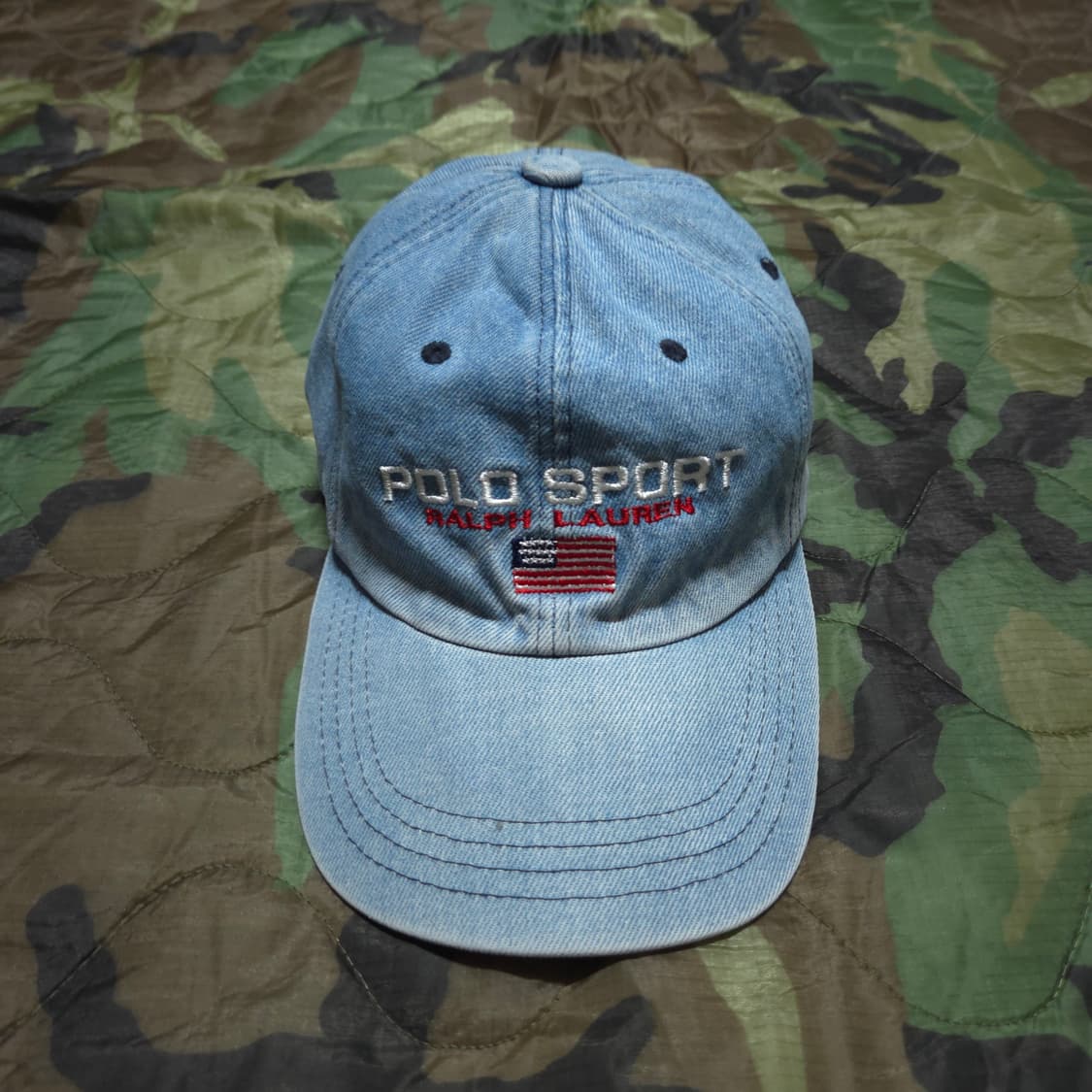 90s Polo Sport Denim Cap 폴로 스포츠 데님 캡 상품이미지2