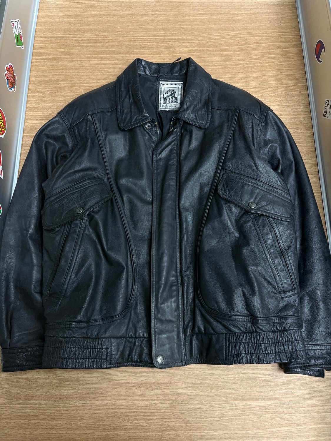 H.B 봄버 양가죽 자켓 상품이미지1