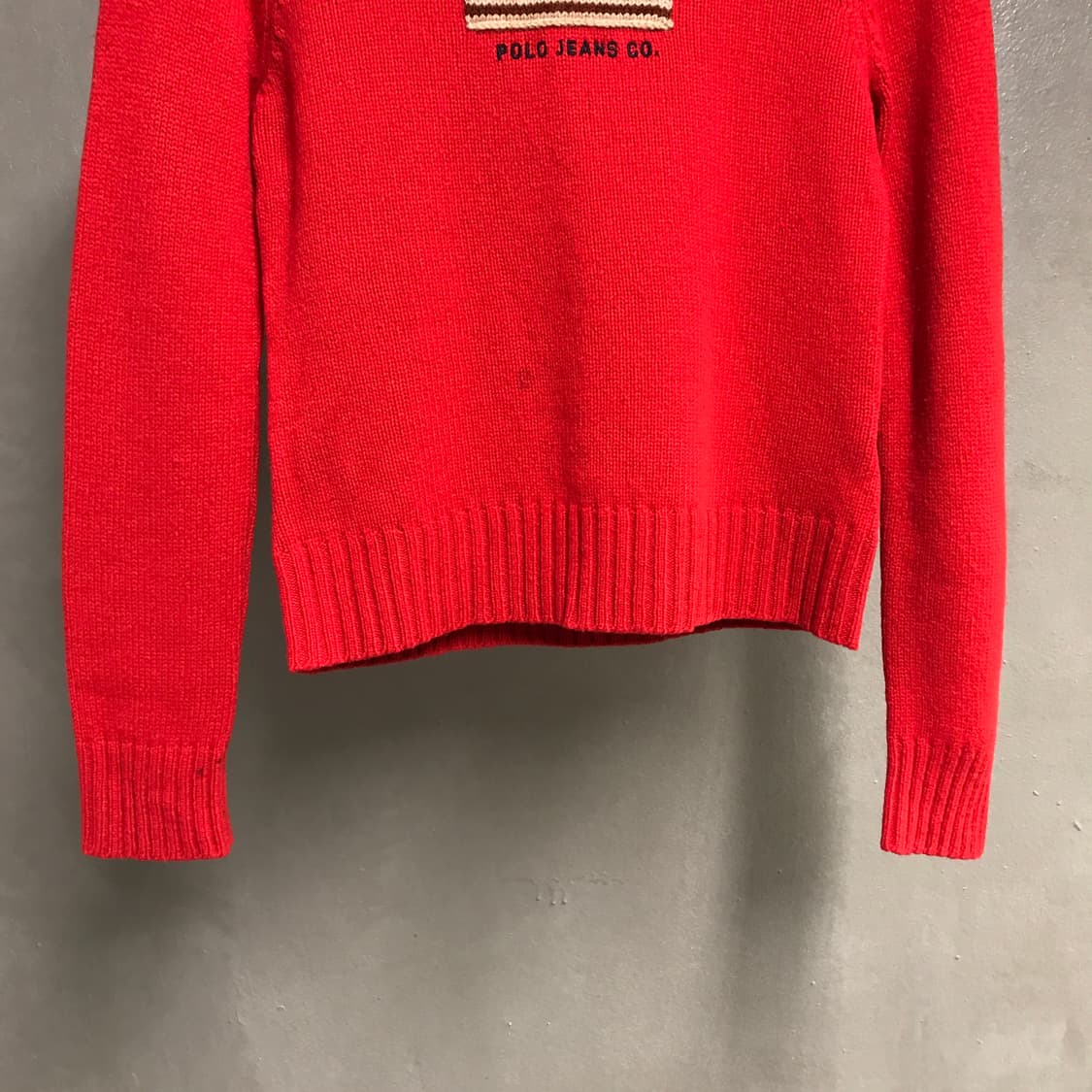 폴로 진스 맨투맨 레드 S(W) 상품이미지3