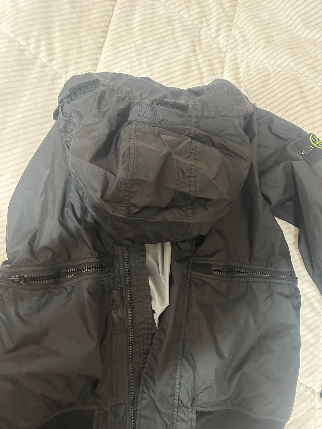 스톤아일랜드 701540523 블렉 블루종 바람막이 자켓 상품이미지3