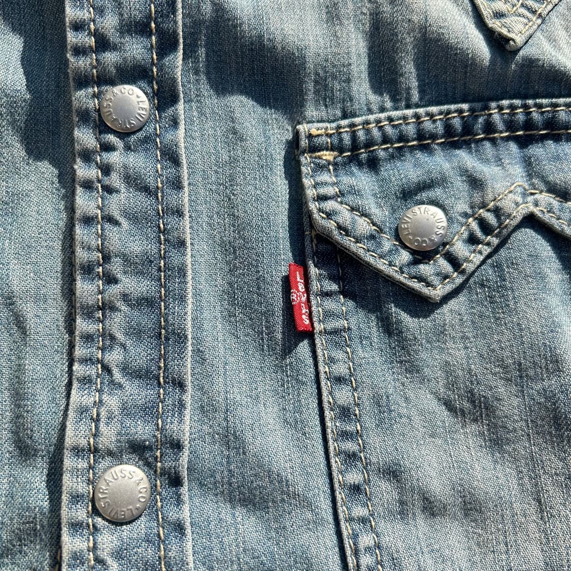 리바이스(LEVIS) 데님 웨스턴 셔츠 상품이미지6