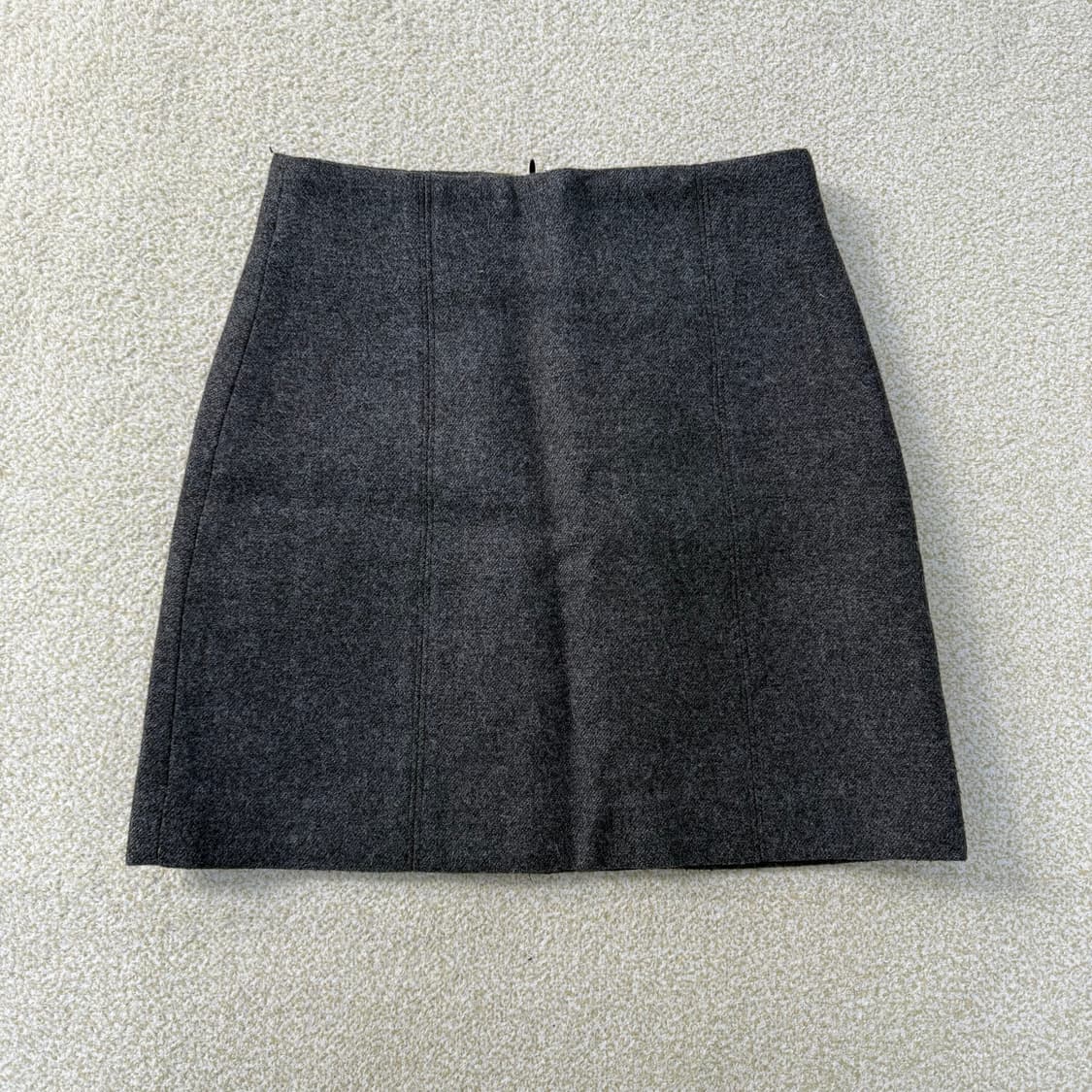 [S] 빈티지 멜론 그레이 모직 스커트 0102T1 상품이미지1