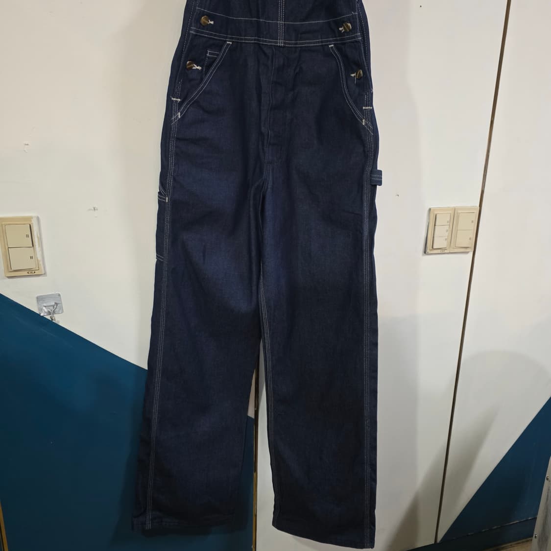 칼하트 멕시코 R08 데님 오버롤 팬츠 멜빵바지 32x32 상품이미지2