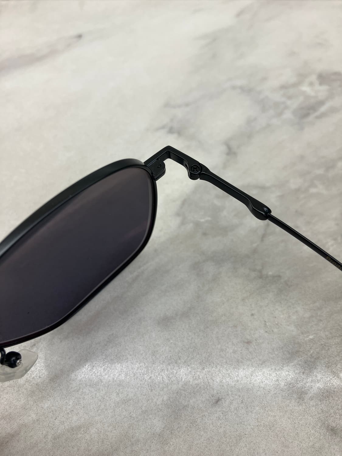 JW EYEWEAR 블랙 와이드 웰링턴 메탈테 선글라스 상품이미지3