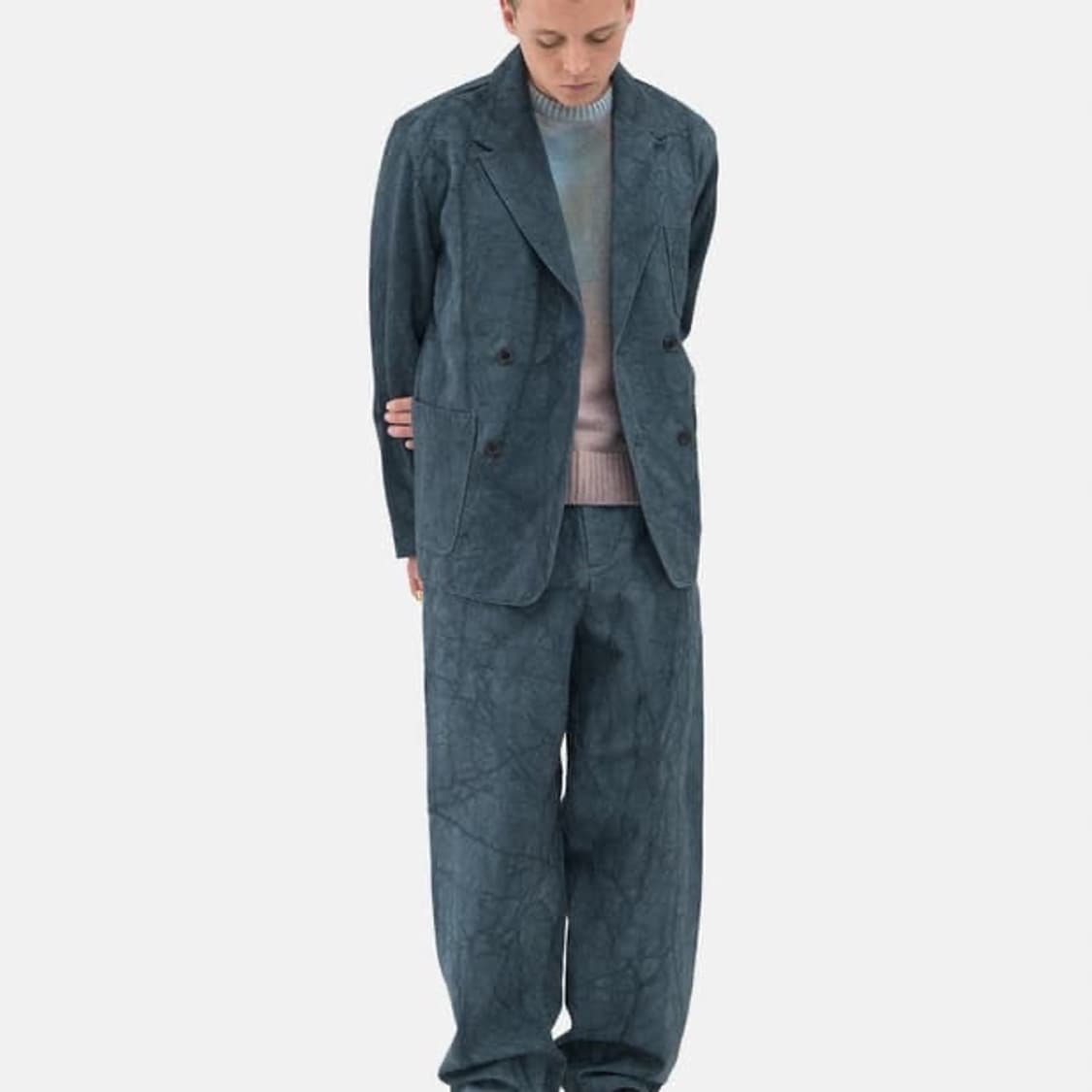 [XL] 스투시 워크기어 더블브레스티드 캔버스 블레이저 자켓 상품이미지6