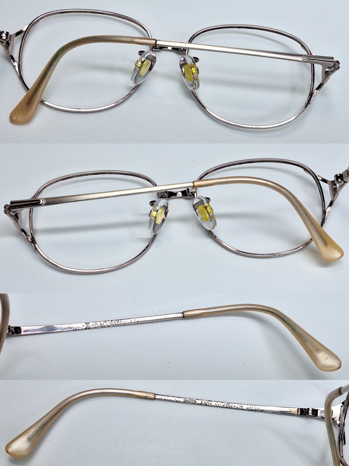 80s 일본 빈티지 Essential 0219 레드 장식 여성용 안경테  상품이미지8