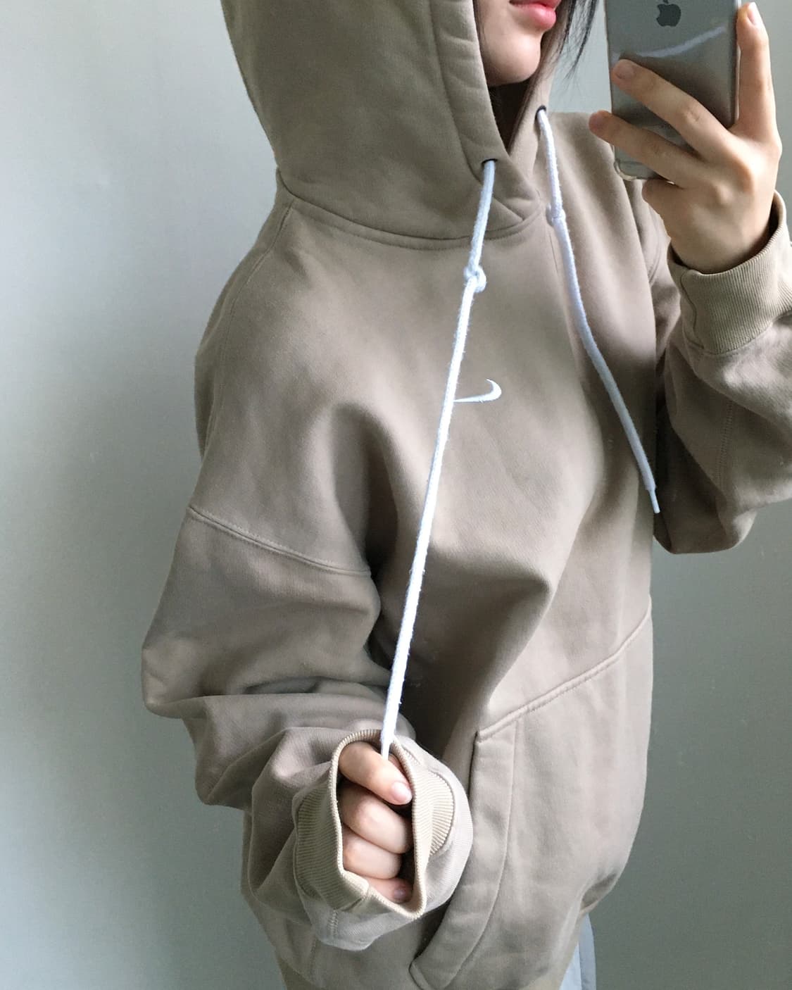 Nike 나이키 NRG 베이지 스우시 후디 상품이미지3
