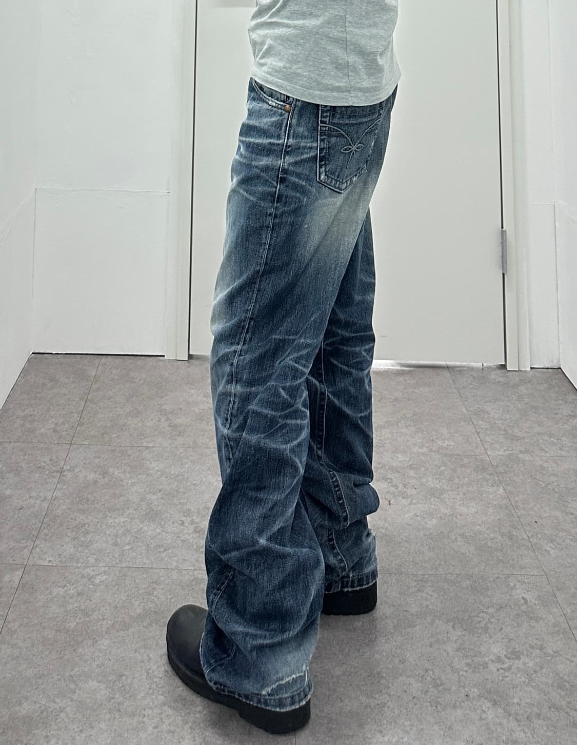 00s iloi vintage destroyed washing denim 상품이미지3