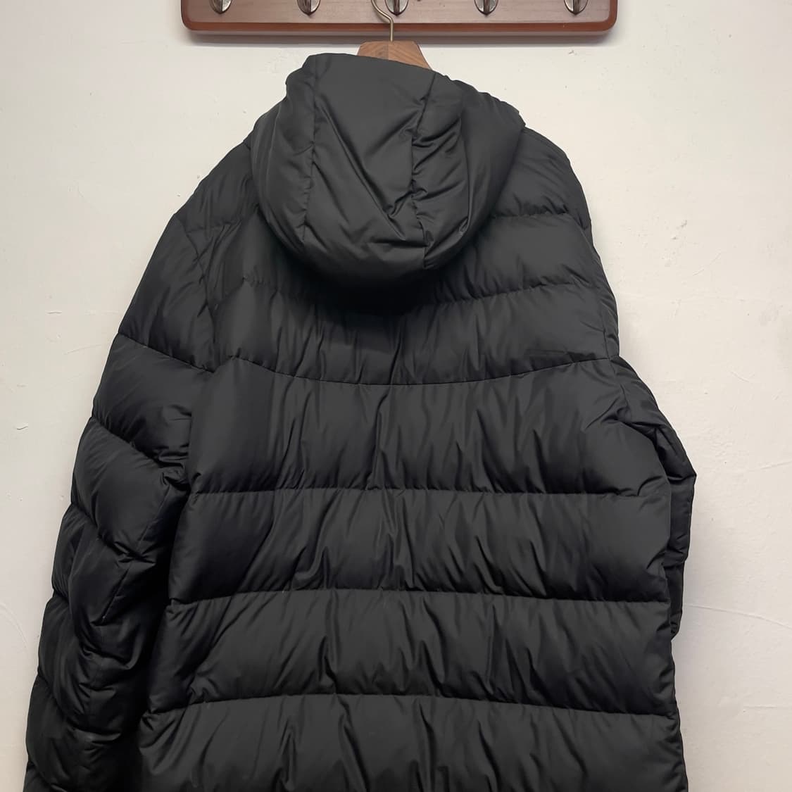 나이키 (우먼) 덕 다운 블랙 롱 패딩   상품이미지5