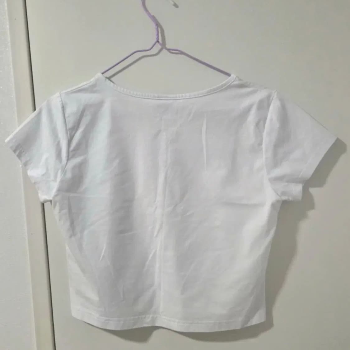 허그유어스킨 리본 코르셋 티셔츠 크롭티 상품이미지3