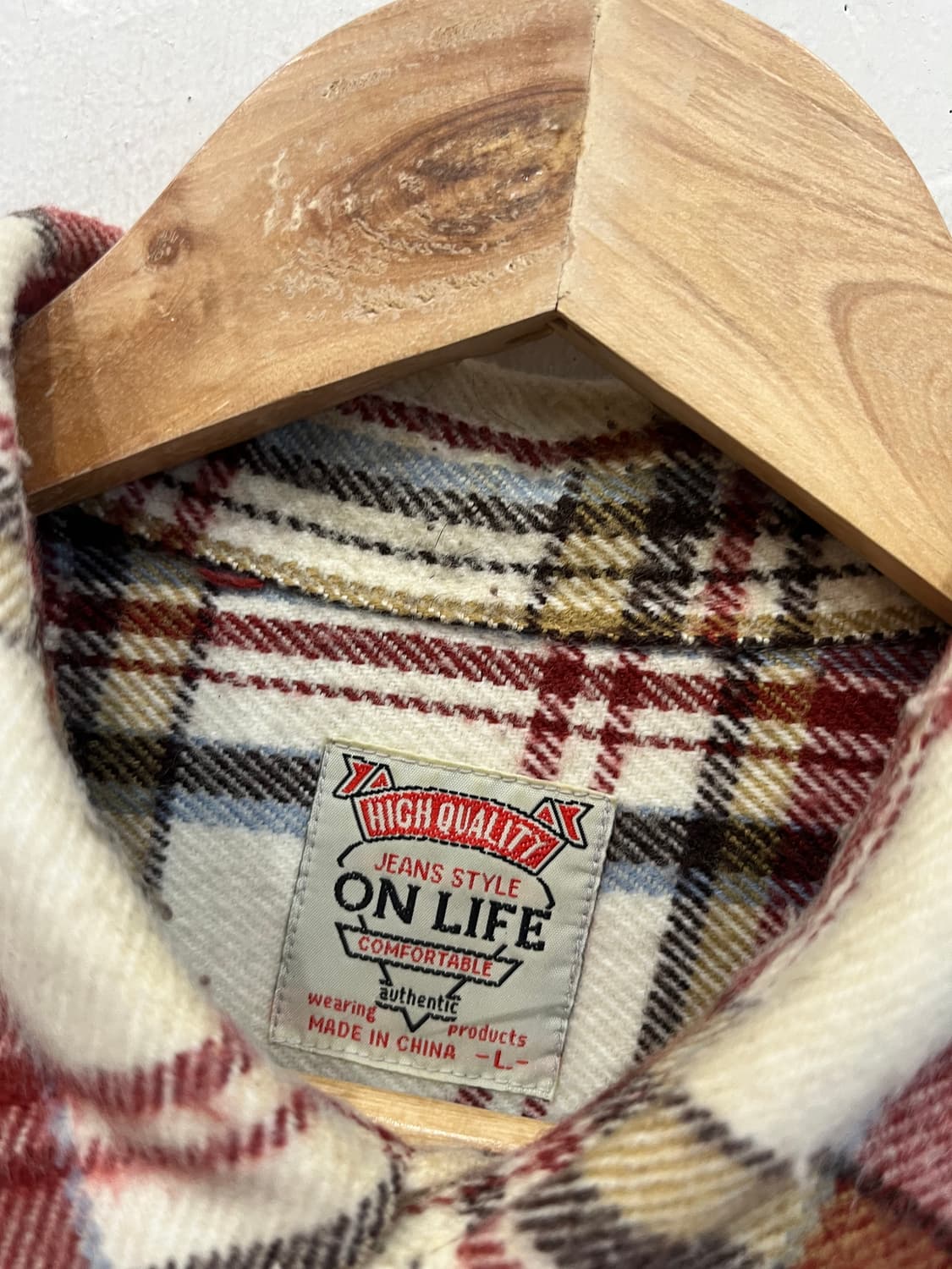 ON LIFE 체크 플란넬 셔츠  상품이미지3