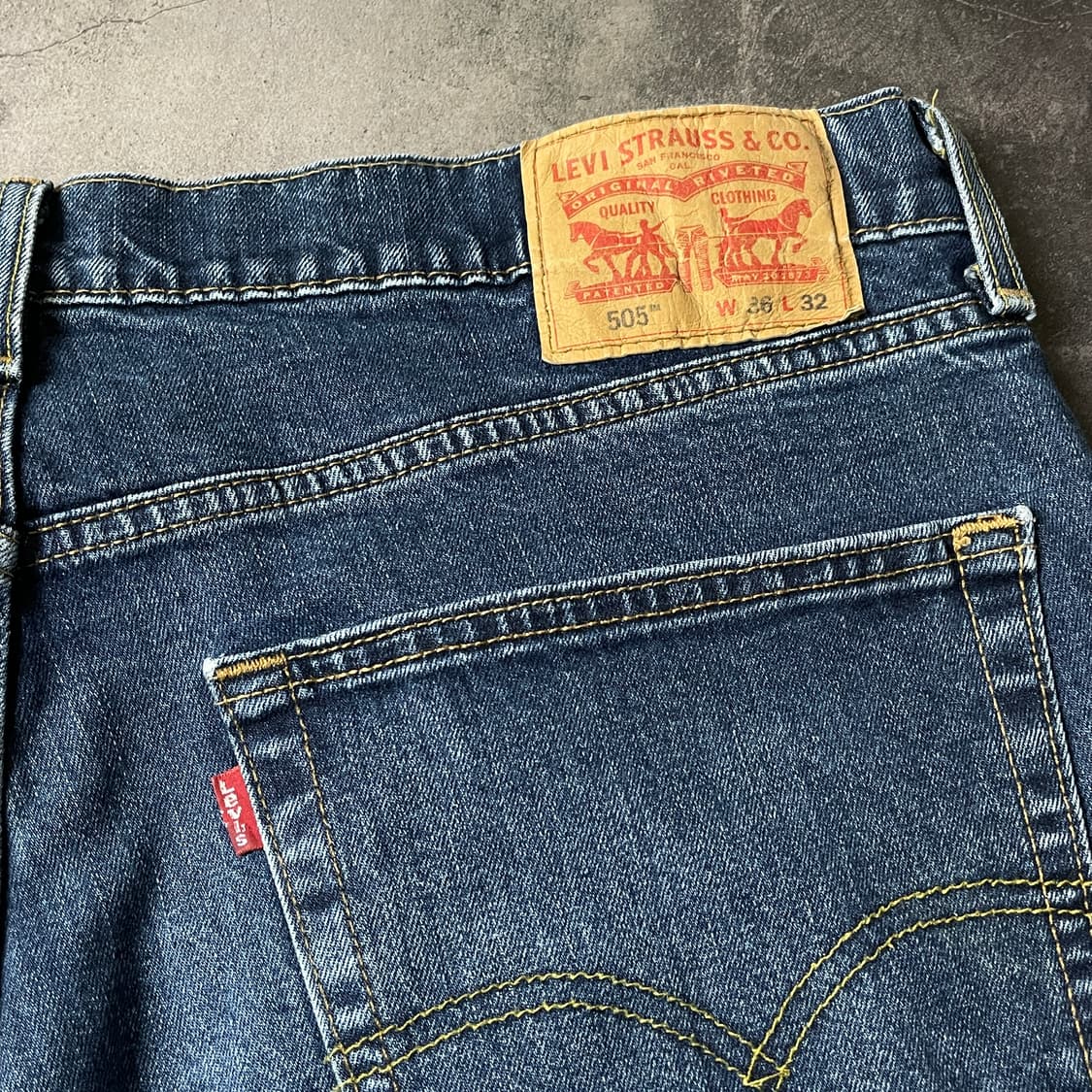 LEVI'S 리바이스505 레귤러 스트레이트핏 데님 팬츠 A00743 상품이미지8