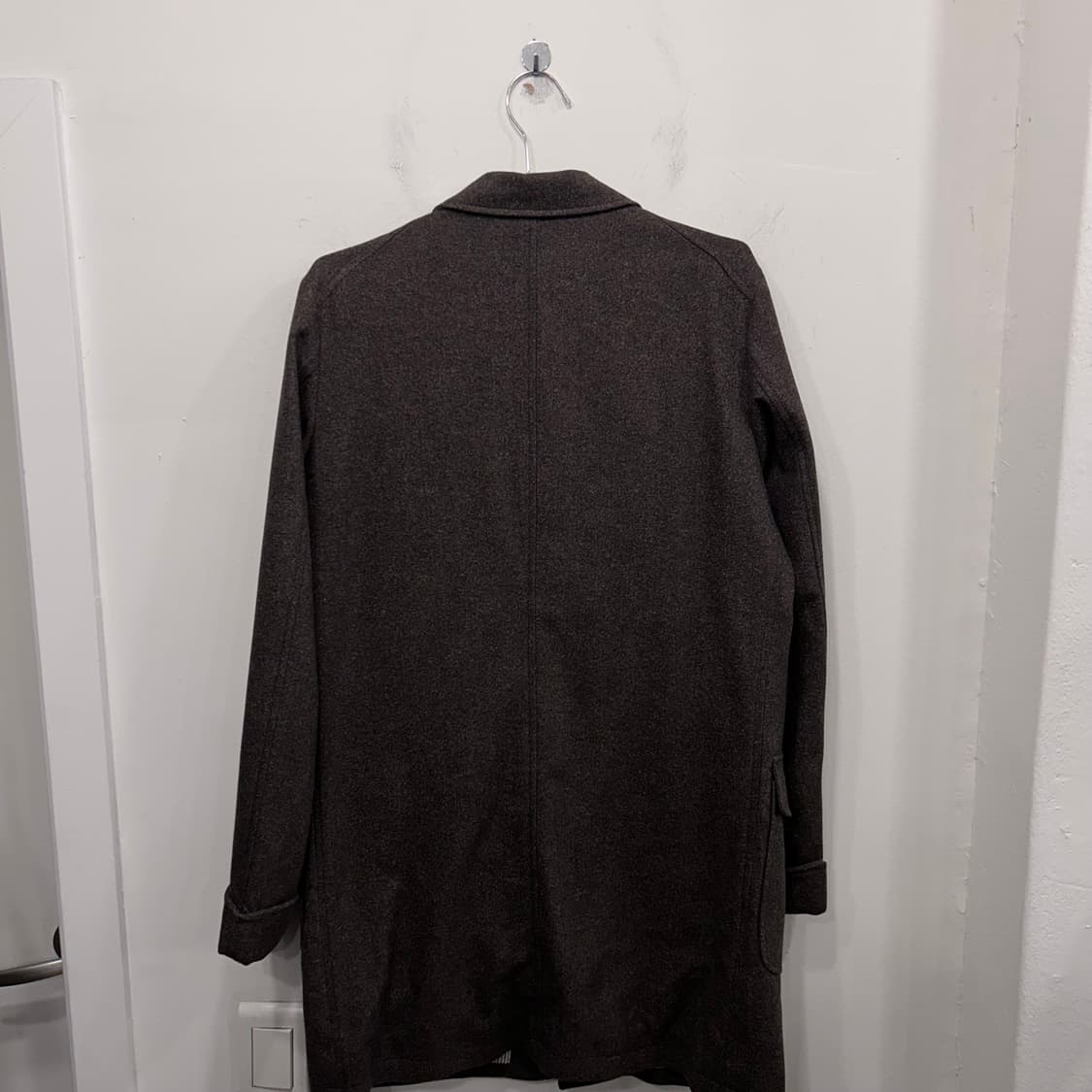 커스텀멜로우 울 헤링본 워크웨어 하프코트 상품이미지5