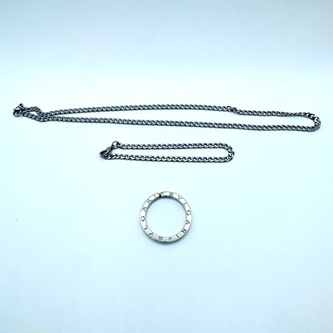 불가리 Bvlgari 실버 키링 펜던트 상품이미지5