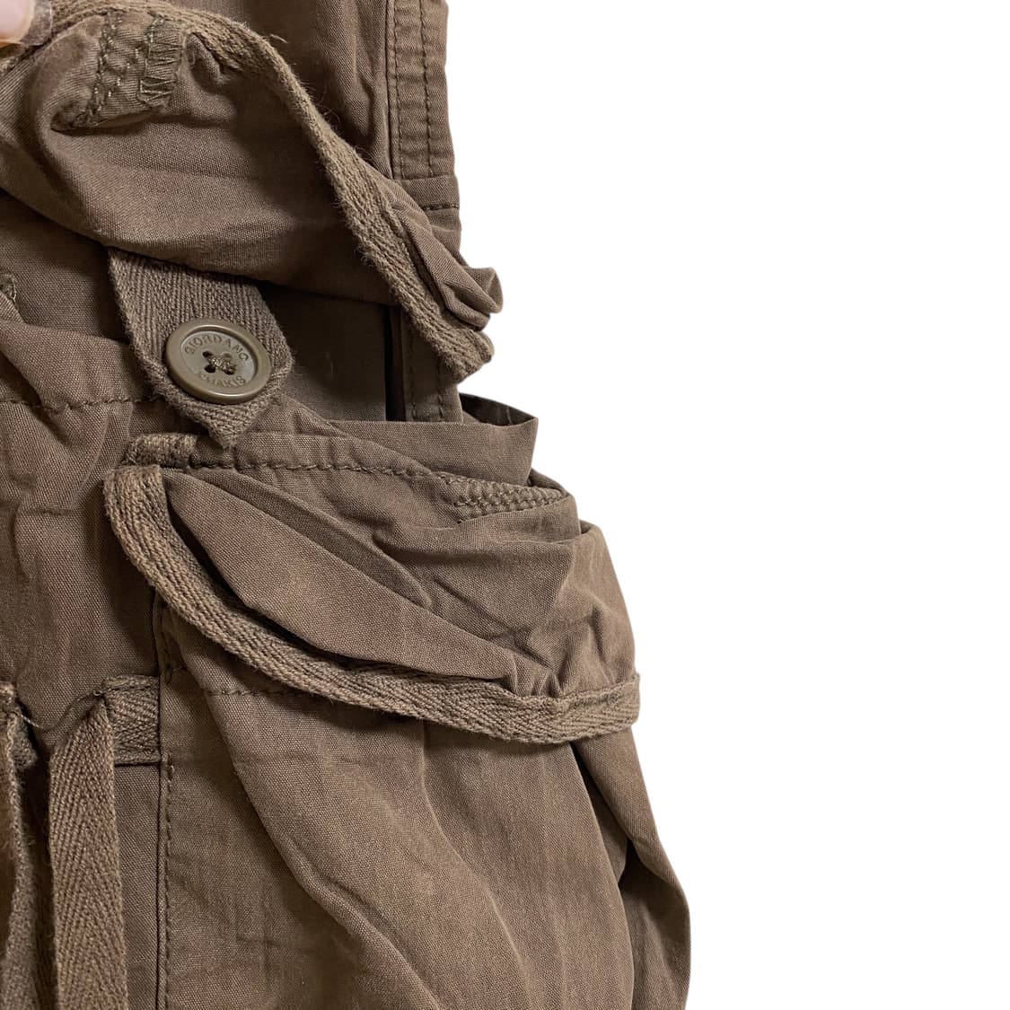 Dark brown wide cargo pants 상품이미지4