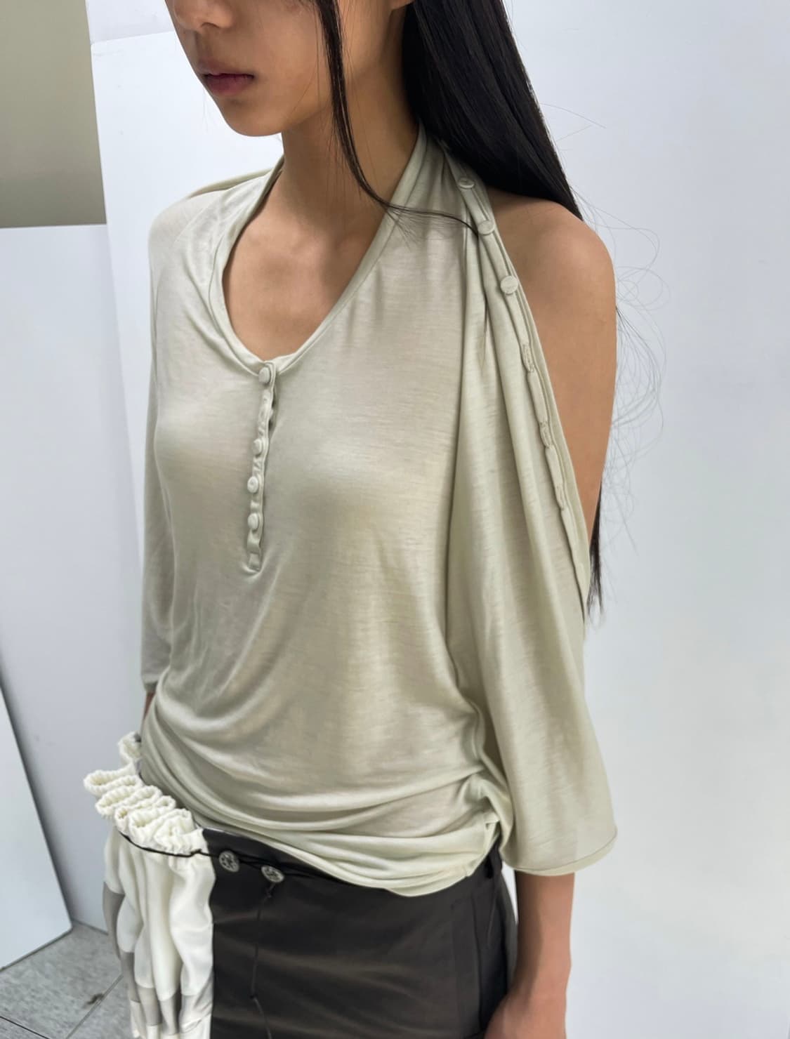 Ulika Sanctus HALTER WRAP SLEEVELESS 상품이미지2