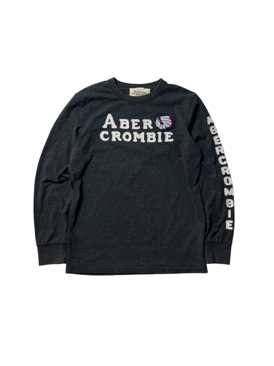 아베크롬비 긴팔 로고 롱슬리브 긴팔티 L 상품이미지1
