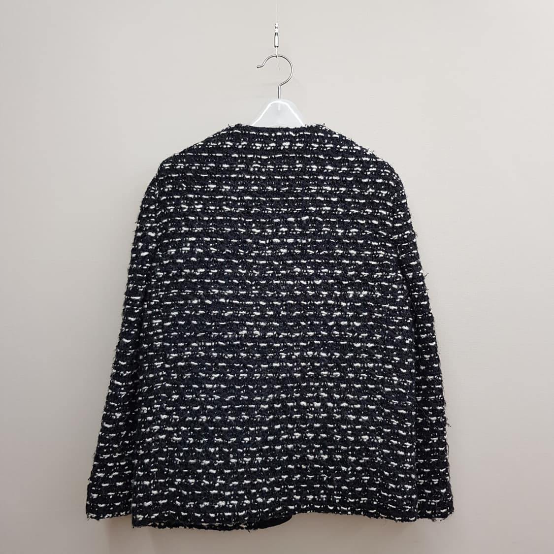 에르마노설비노 울소재 트위드 자켓 IT 40사이즈 상품이미지4