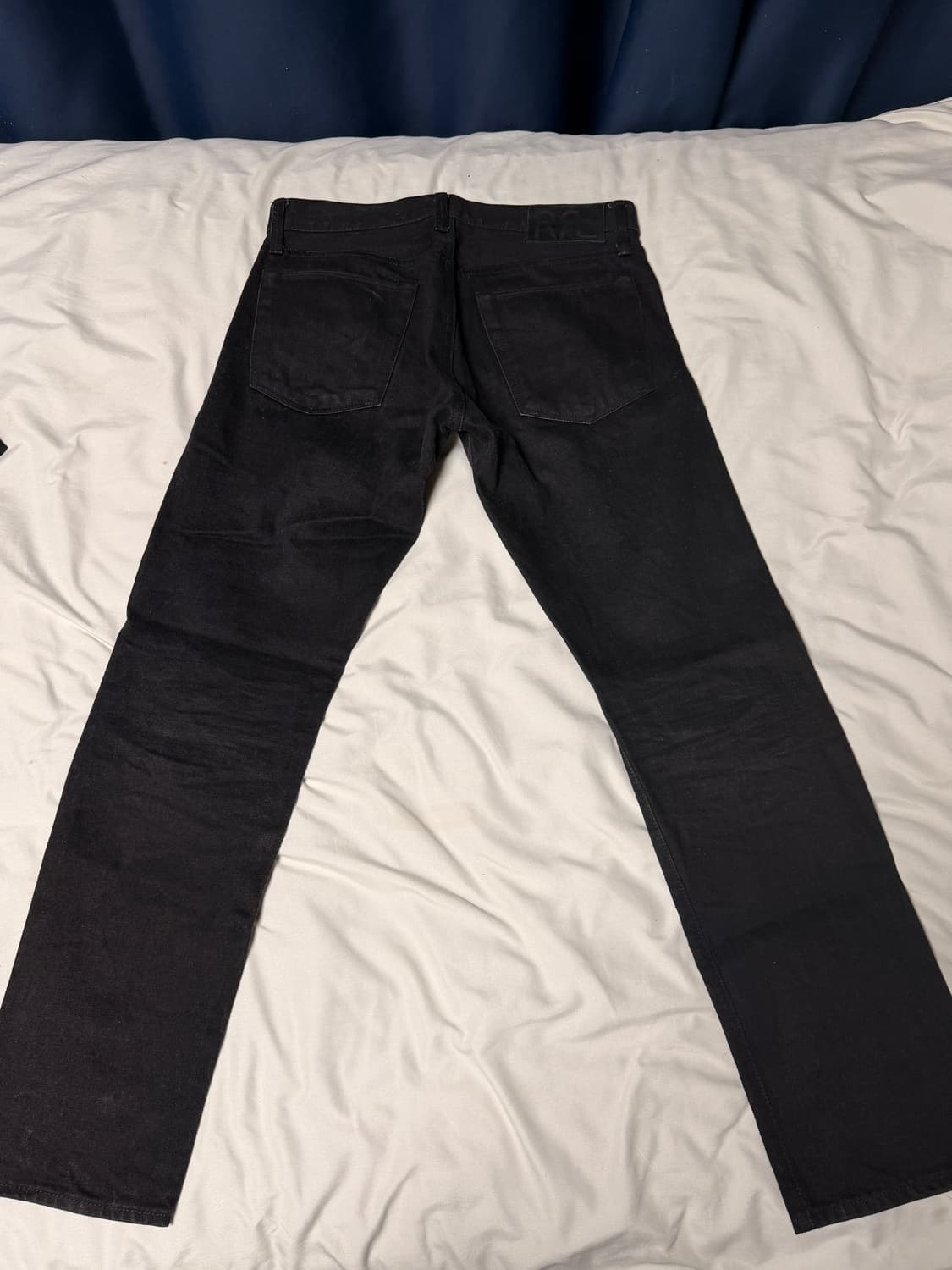 RRL 슬림핏 블랙 셀비지 진 31x30  상품이미지2