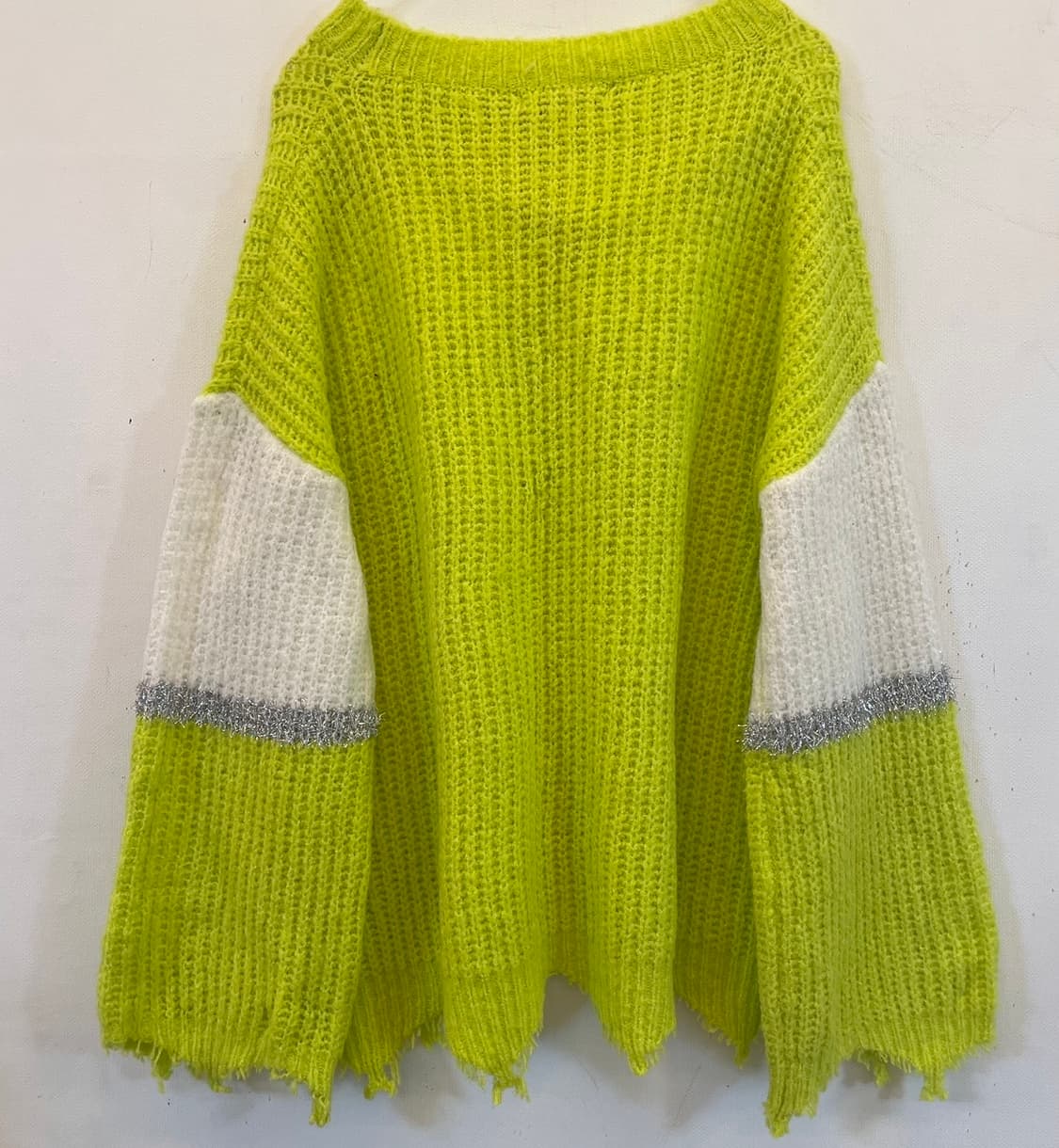 에고이스트 형광배색니트 연말룩데이트룩크리스마스룩 크리스마스니트 상품이미지3