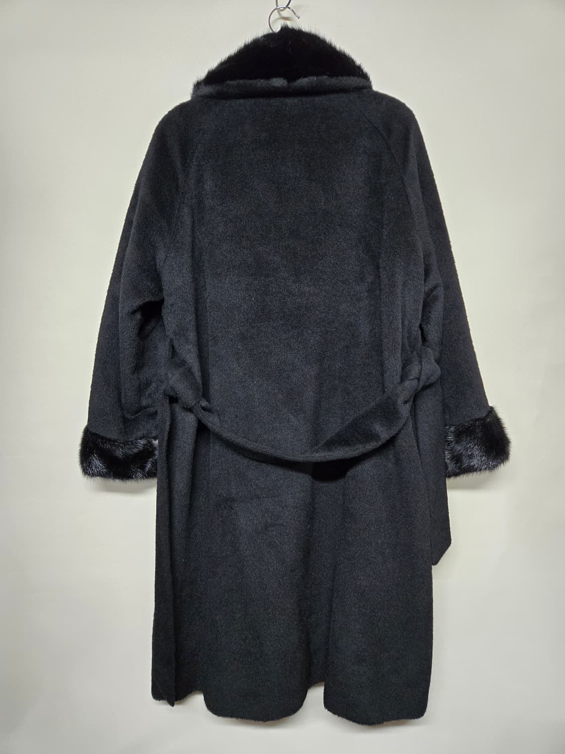 KayeSu 블랙 밍크 퍼 롱 코트77 상품이미지2