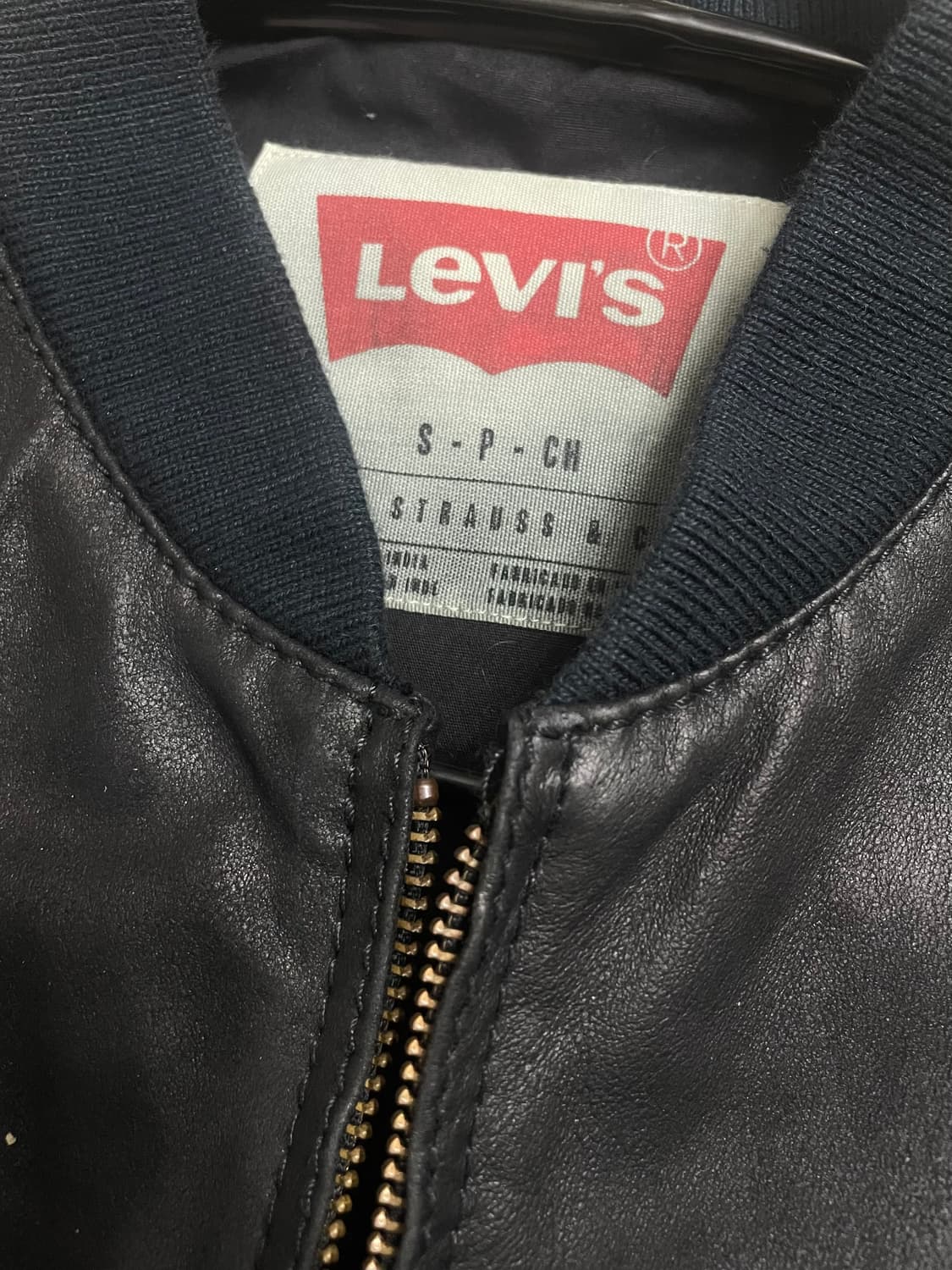 S) Levi’s 리바이스 염소가죽 봄버자켓 상품이미지3