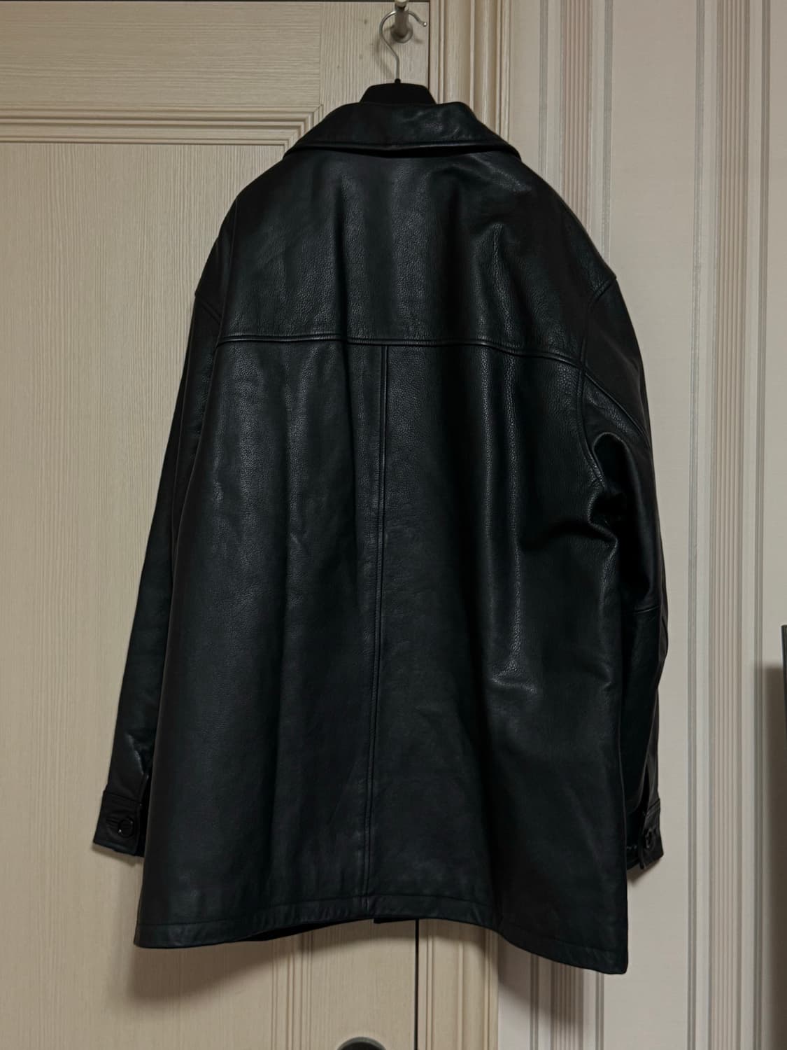 XL 올드갭 레더 카코트 블랙  상품이미지2