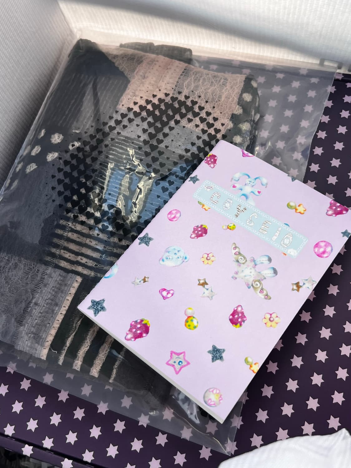 코이세이오 스카프 프리뷰 블랙 + 노트 (새상품) 상품이미지3