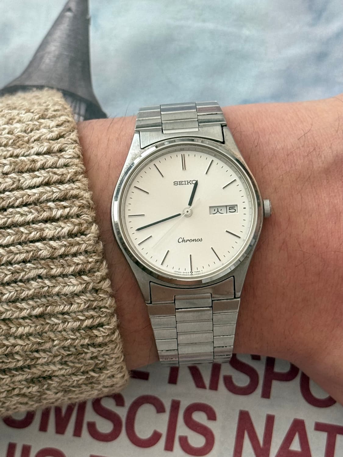 Seiko 세이코 Chronos Quartz Day-Date 상품이미지7