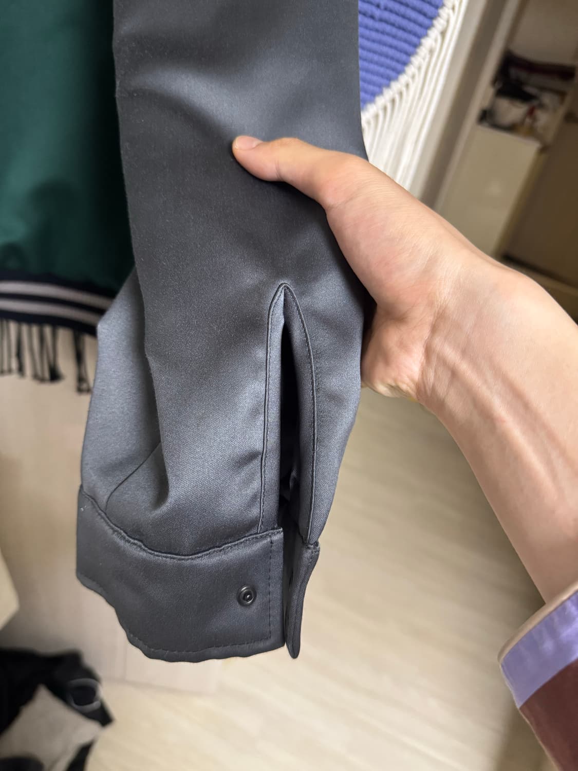 랑방 52 사틴 봄버자켓 rampo  상품이미지7