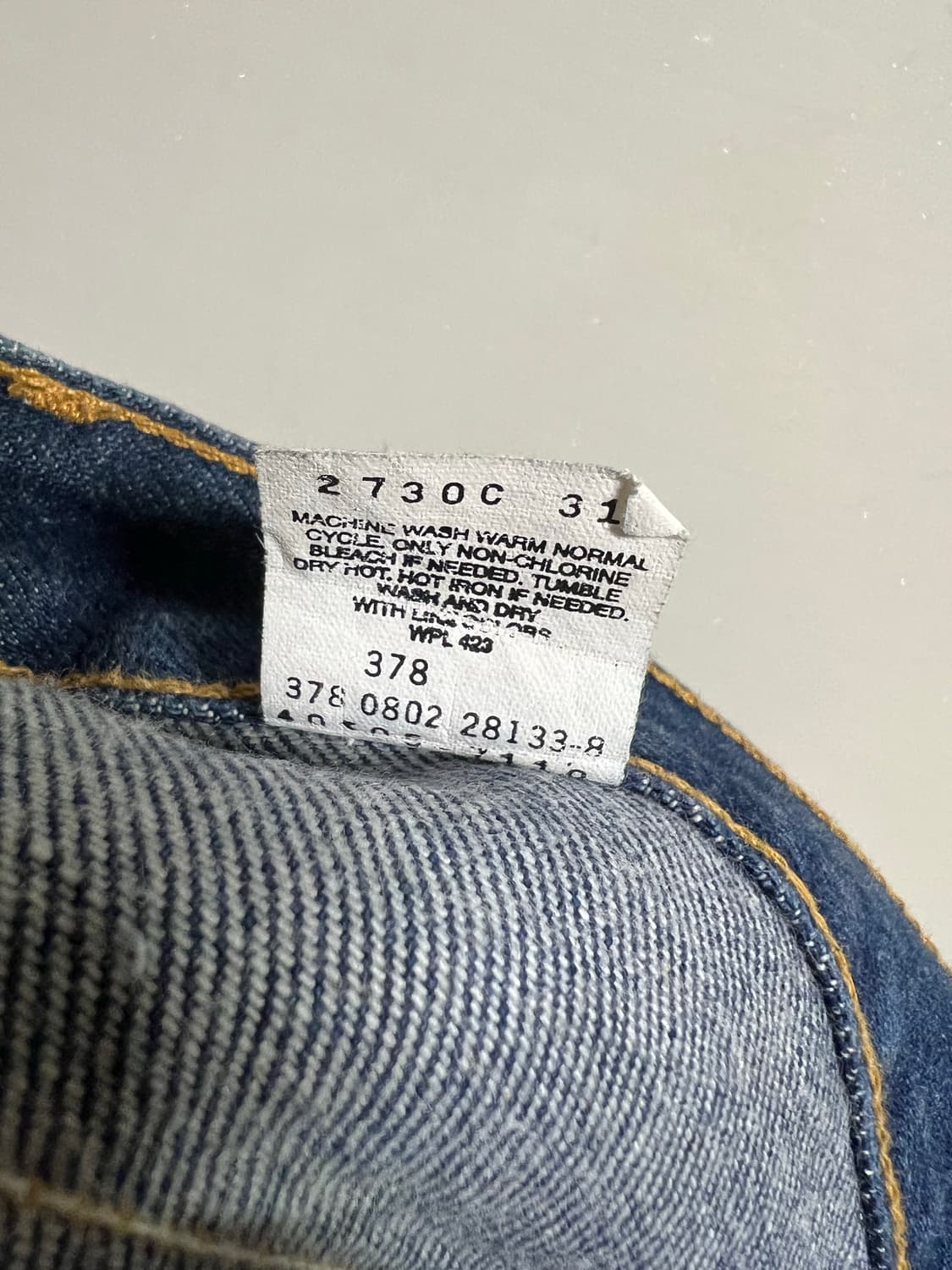 리바이스505 레귤러핏 데님팬츠 상품이미지10