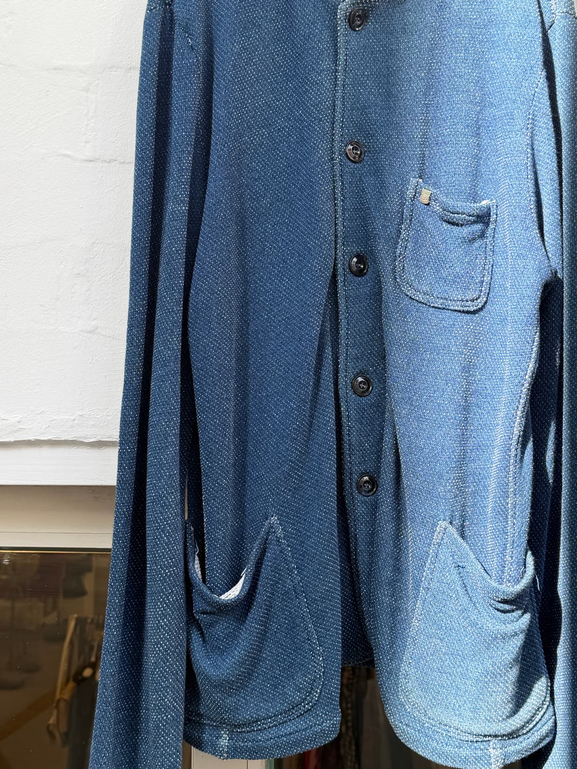 40WEFT 포티웨프트 인디고블루 사시코 스타일 자켓 XL 상품이미지4