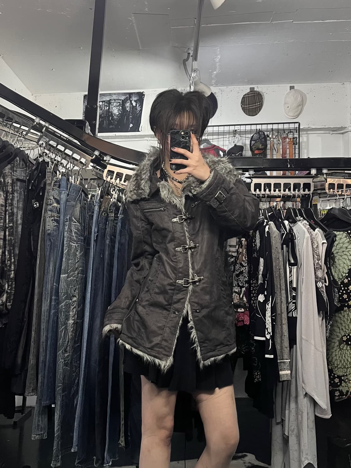 Grangesta Standard 퍼 버클 무스탕 상품이미지1