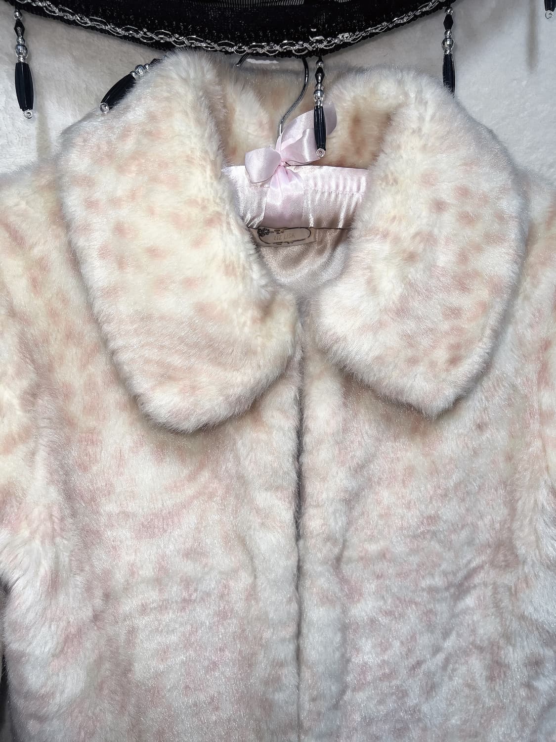 리즈리사 호피 밤비 레오파드 퍼자켓 코트 라떼갸루 로맨틱 로걀 핀터 히메 상품이미지8