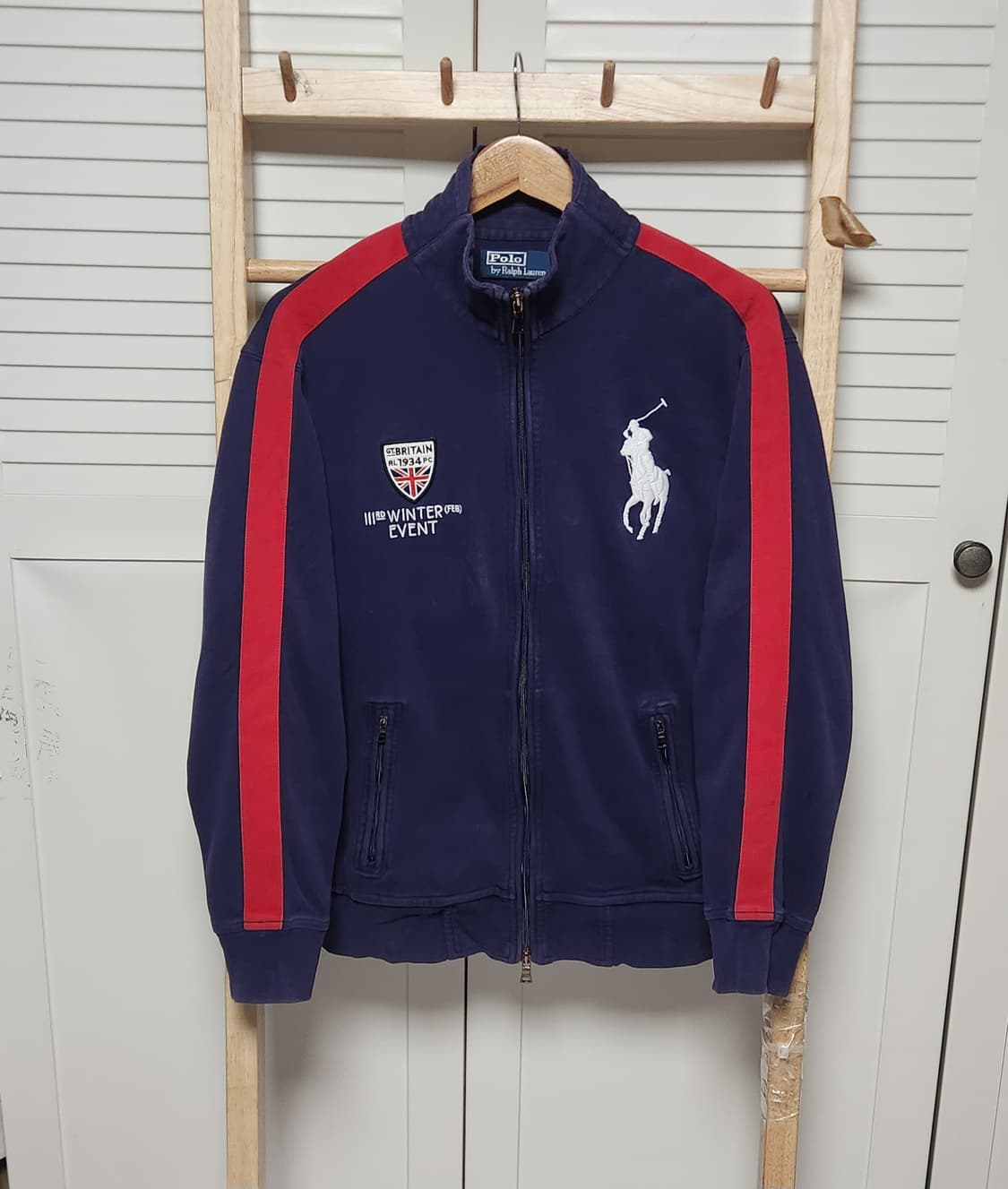 폴로 랄프로렌 빅포니 잉글랜드 코튼 사이드라인 집업 자켓 상품이미지3