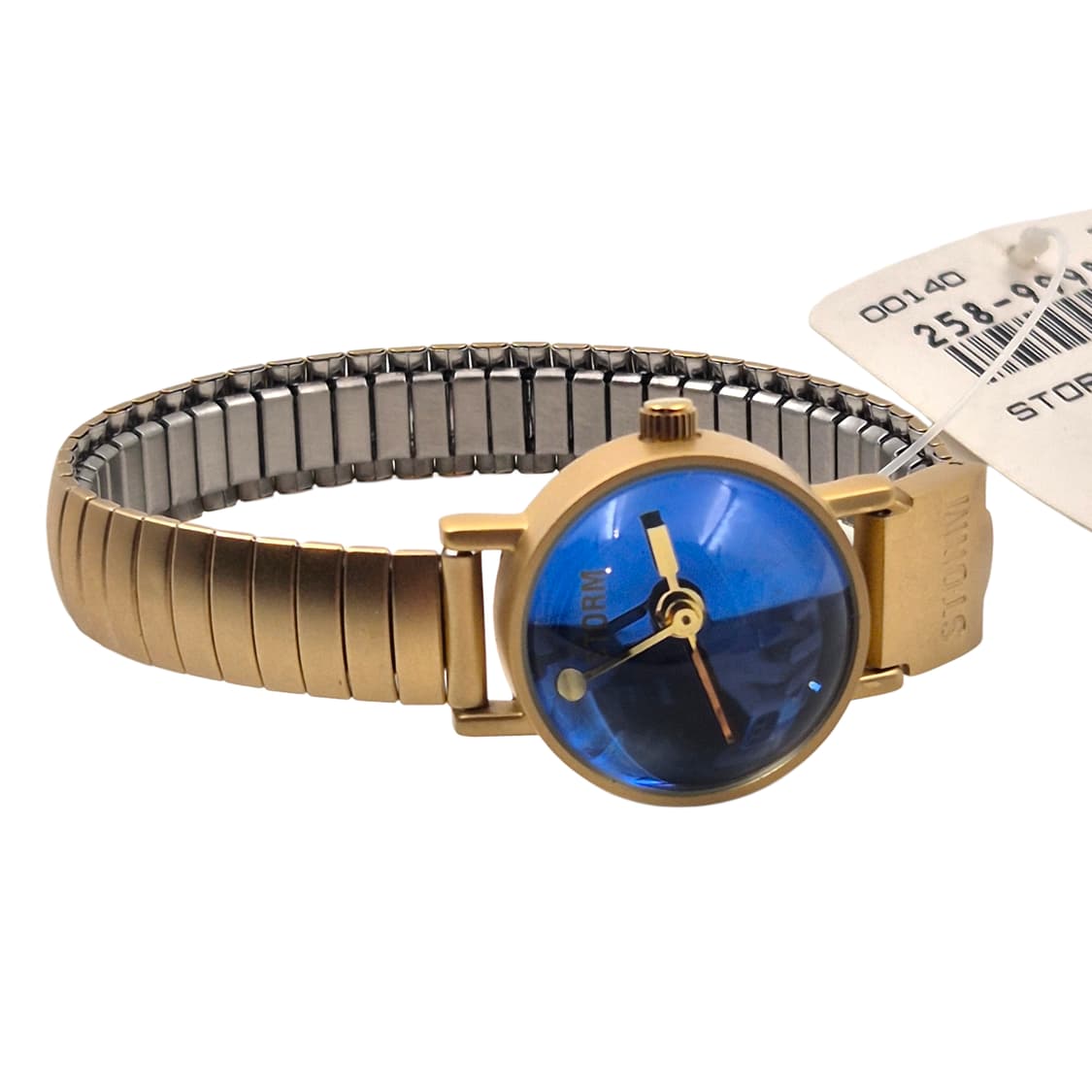 90s 영국 스톰 스페이스 에이지 블루 반구 시계 상품이미지2