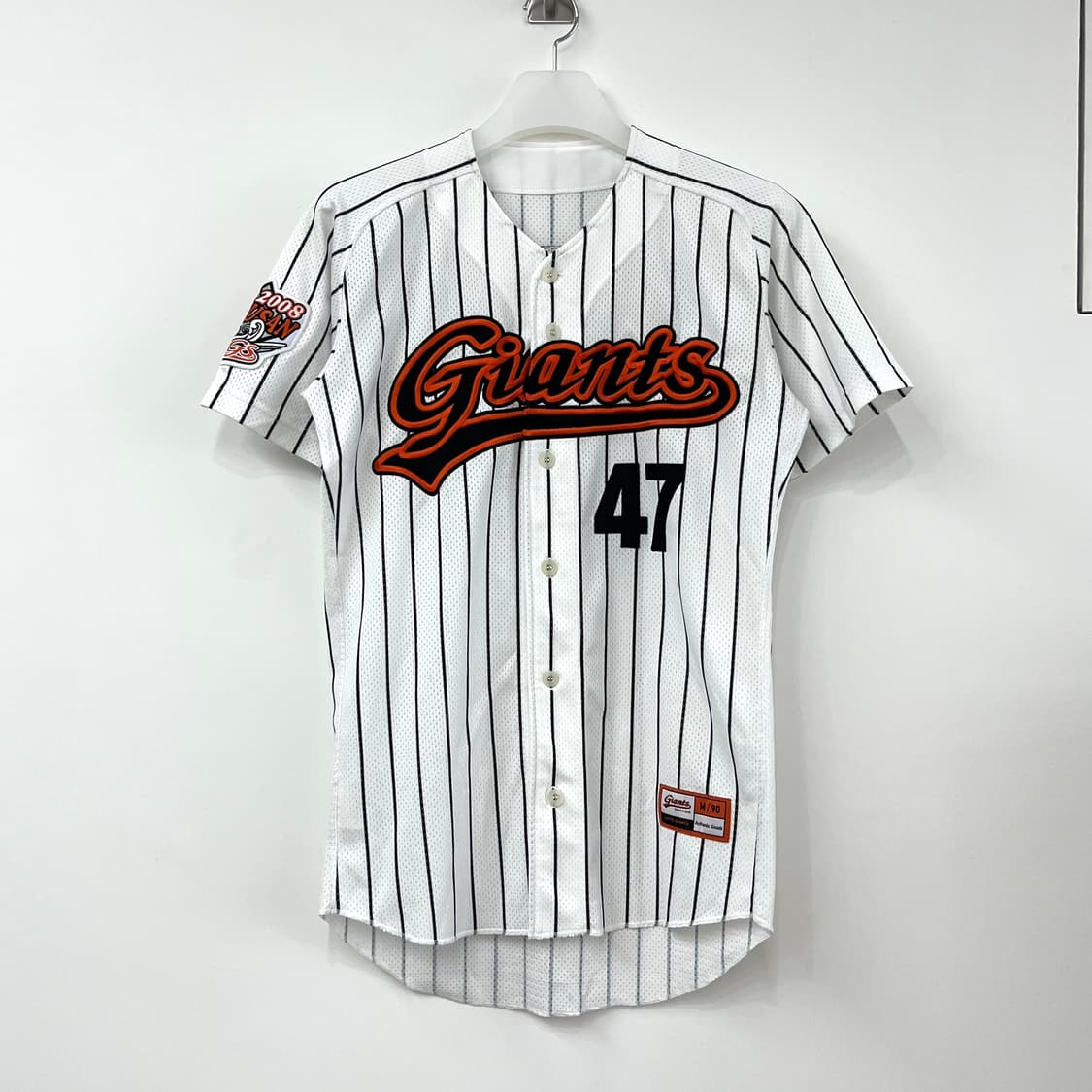 롯데자이언츠 강민호 마킹 올드 반팔 유니폼 상품이미지2