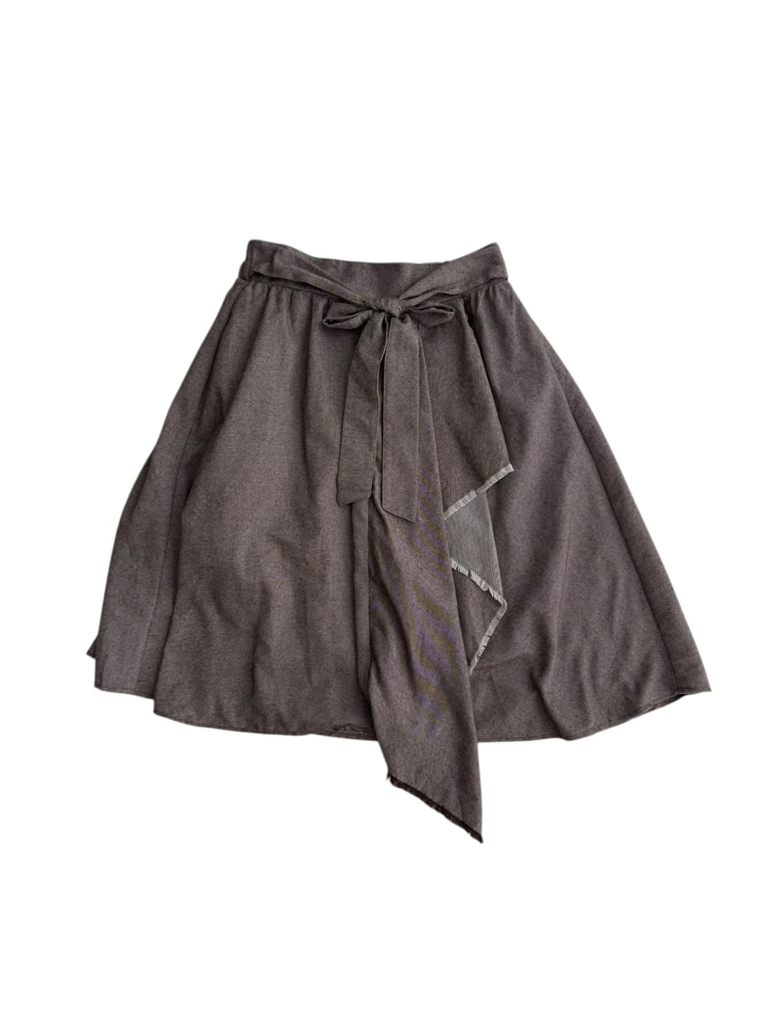 빈티지 브라운 리본 스커트 상품이미지6