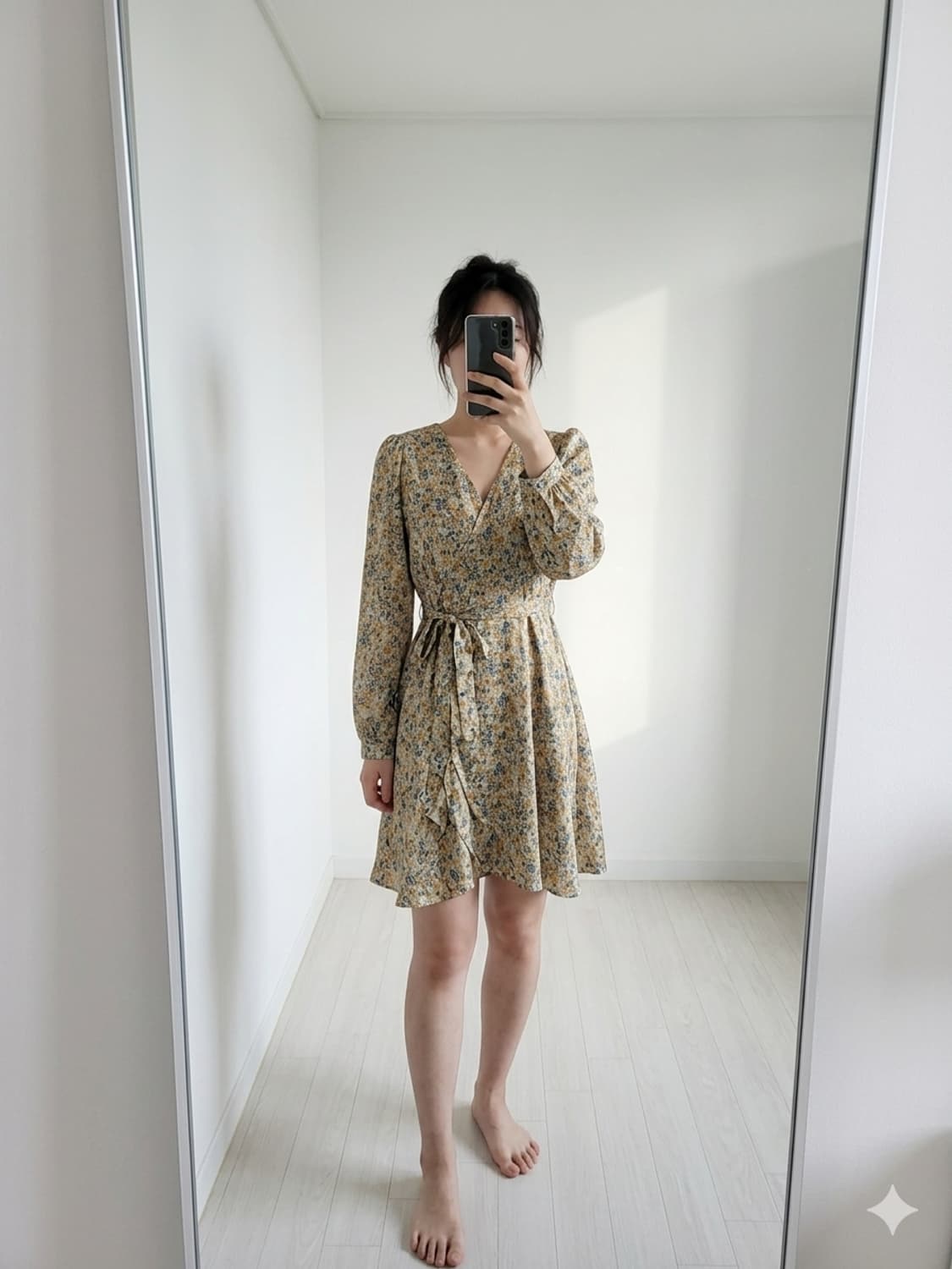 꽃무늬원피스 시원한원피스 미니원피스 상품이미지1