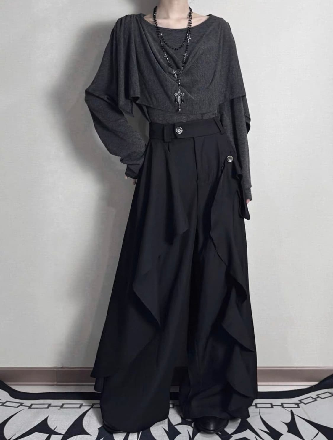 동양풍 코스프레 punk 상하의 세트 상품이미지1