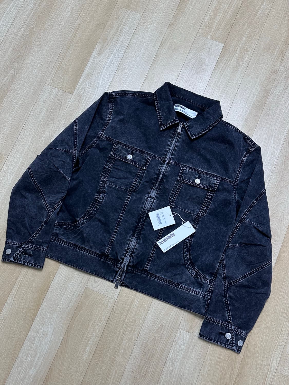 [L] 노매뉴얼 슬래시 트러커 자켓 상품이미지3