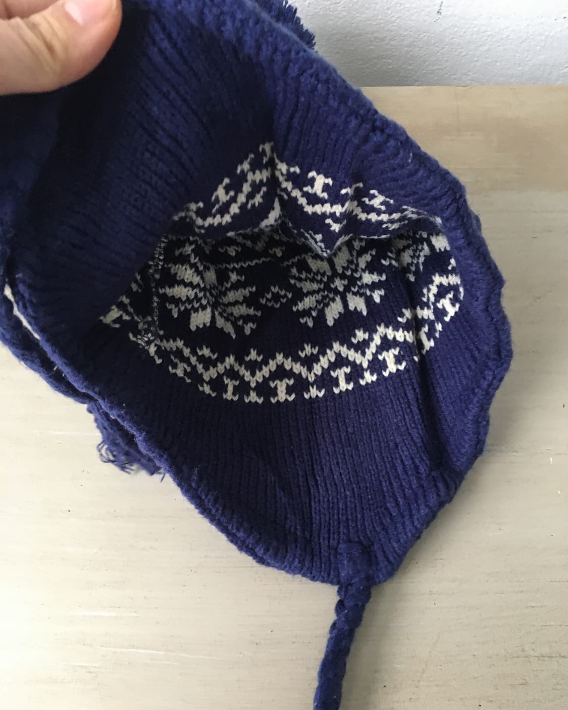 pom snow pattern beanie 상품이미지6