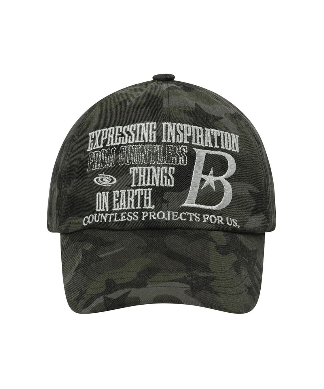 바우프 BAUF B LOGO 볼캡 모자 스타 카모 상품이미지1