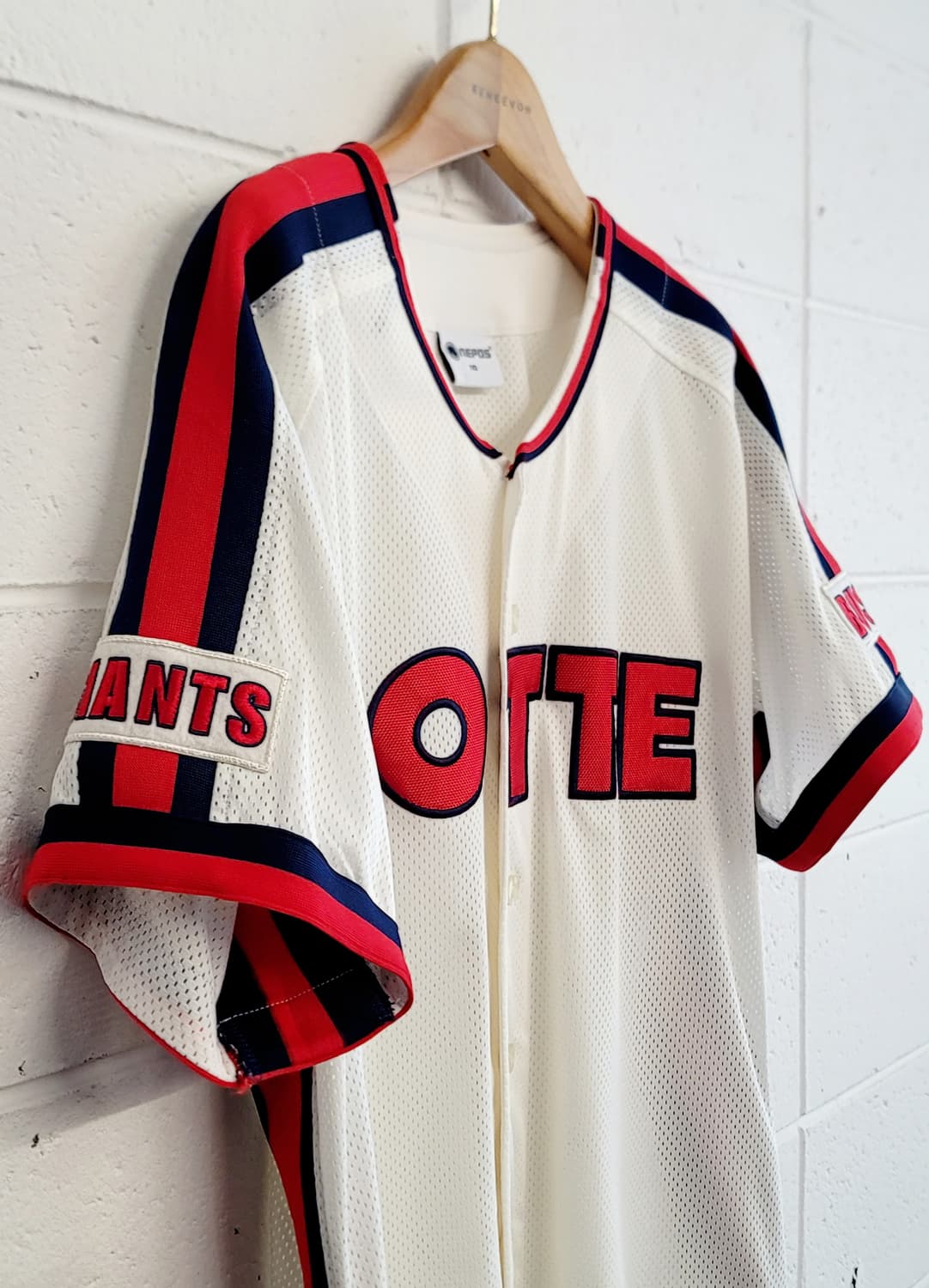 [110.XXL] 네포스 롯데자이언츠 홈 챔피언 유니폼 판매 상품이미지5