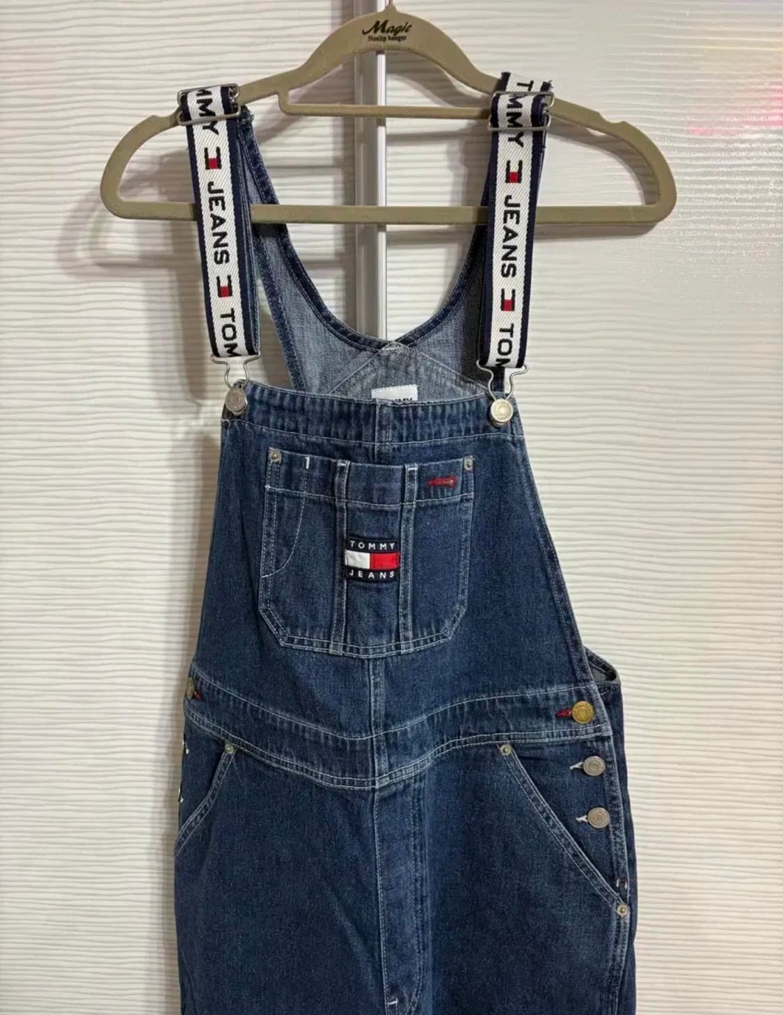 타미진스 오버롤 tommy jeans overalls 여성 상품이미지1