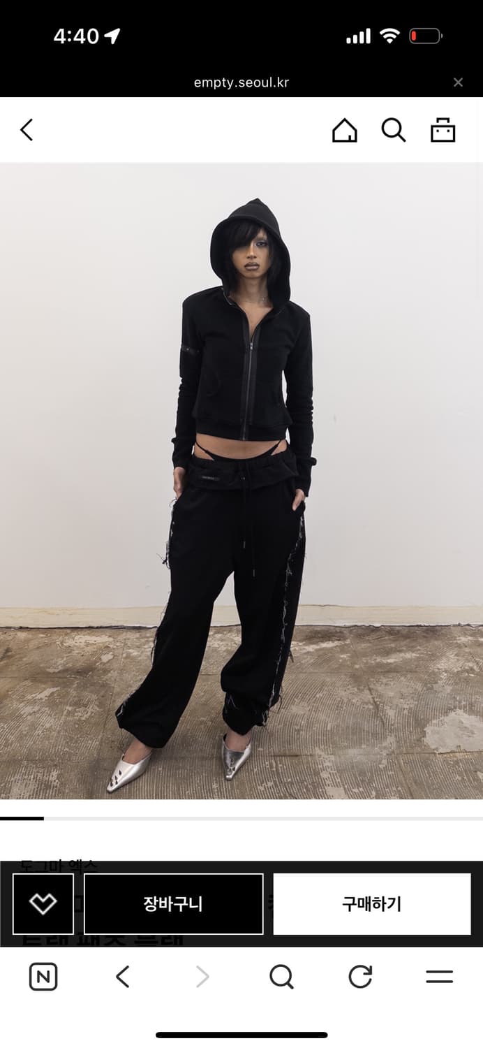 (새상품) 도그마엑스 플리스 슬림 후드집업 상품이미지1